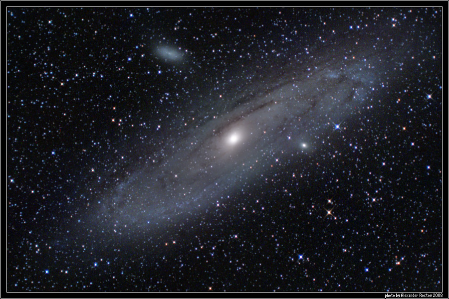 Messier M31 Andromeda galaxy astrophoto