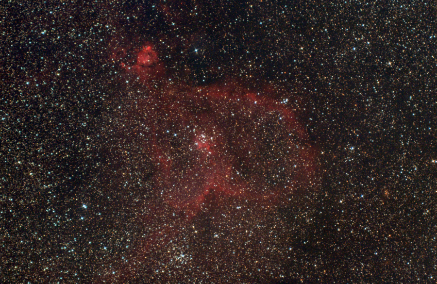 IC1805 Heart Nebula astrophoto